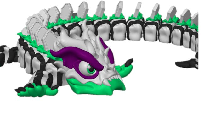 3D Printed Dragons; Beetle Dragon