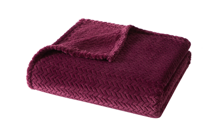 Custom Embroidered throw blanket