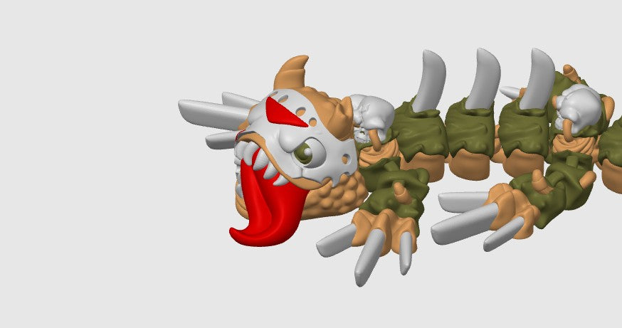 3D Printed Dragons; Jason Voorhees; Friday 13th inspired.