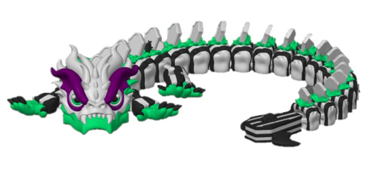 3D Printed Dragons; Beetle Dragon
