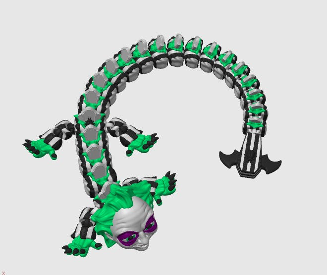 3D Printed Dragons; Beetle Dragon