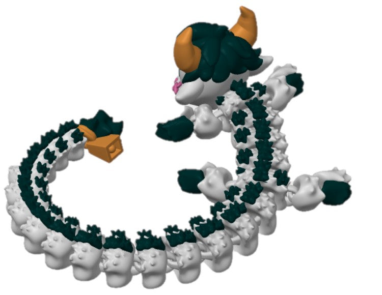 3D Printed Dragons; Highland Cow