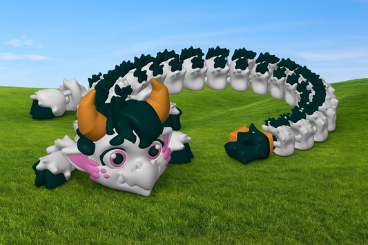 3D Printed Dragons; Highland Cow