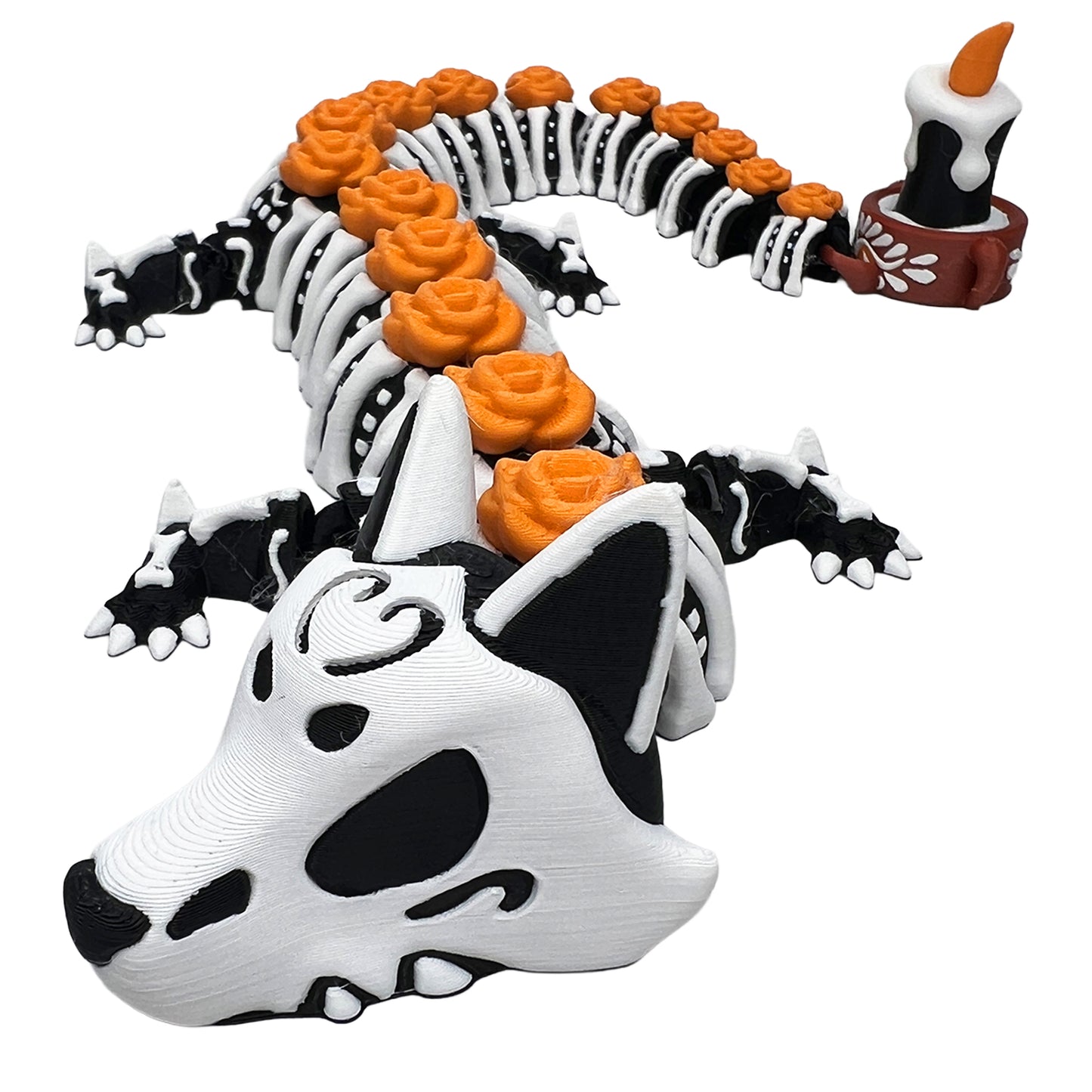 Day of the Dead 3d printed Dragon; Steven Wolf Design