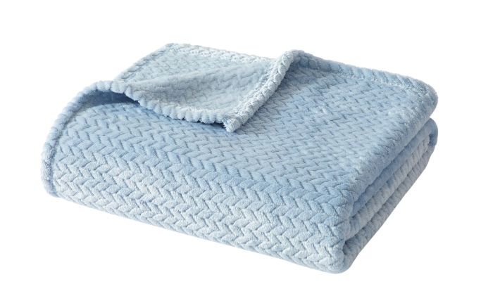 Custom Embroidered throw blanket