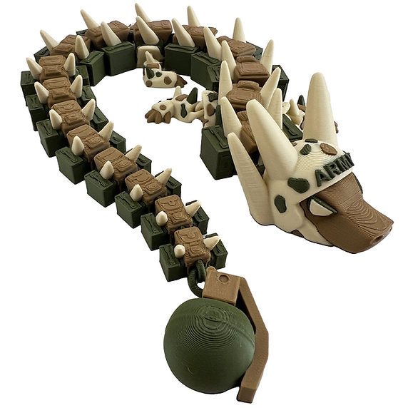 United States Army 3d-Printed Dragon; Steven Wolf Design