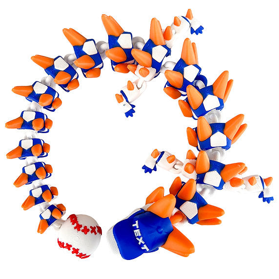 Baseball 3d-Printed Dragon; Steven Wolf Design, Customizable Colors - You Pick