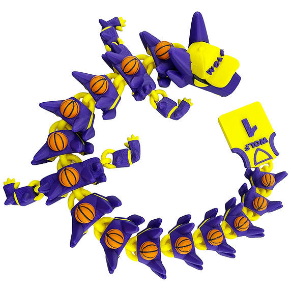 Basketball 3d-Printed Dragon; Steven Wolf Design, Customizable by you