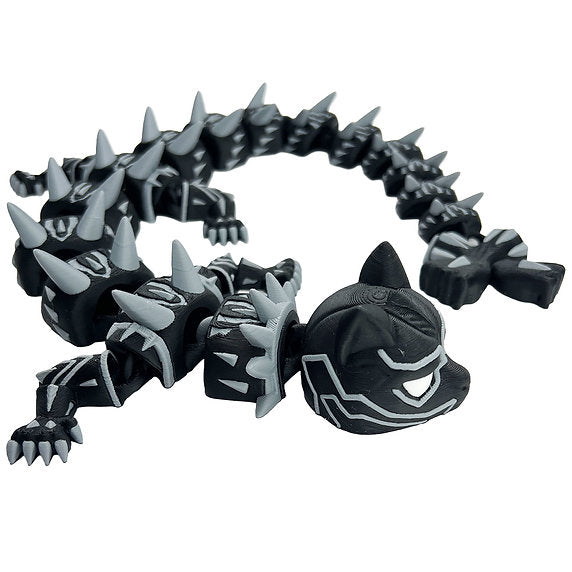 Black Panther Inspired 3d-Printed Dragon; Steven Wolf Design, Jaguar Dragon
