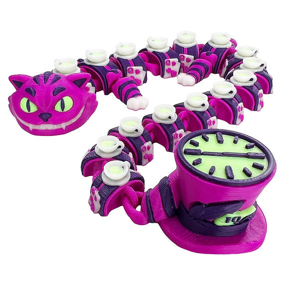 Cheshire Cat inspired 3d-Printed Dragon; Steven Wolf Design