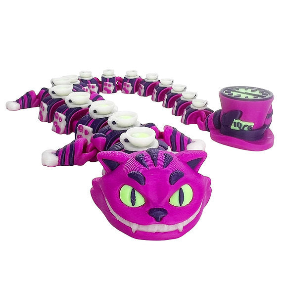 Cheshire Cat inspired 3d-Printed Dragon; Steven Wolf Design