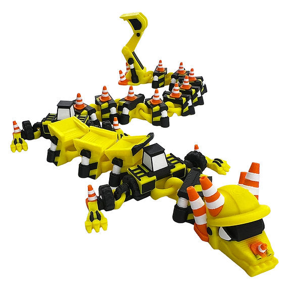 Construction 3D Printed Dragon; Steven Wolf Design
