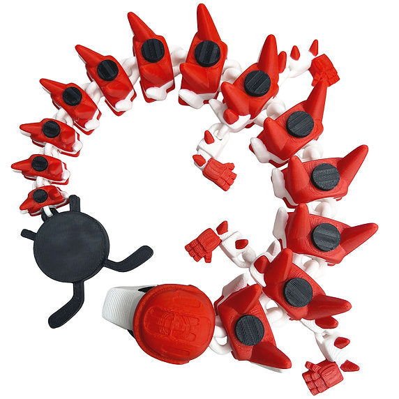 Hockey 3D Printed Dragon; Steven Wolf Design, customizable