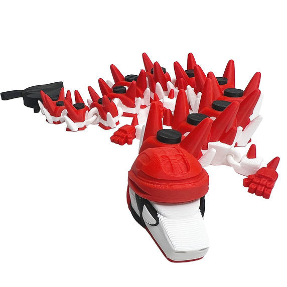 Hockey 3D Printed Dragon; Steven Wolf Design, customizable