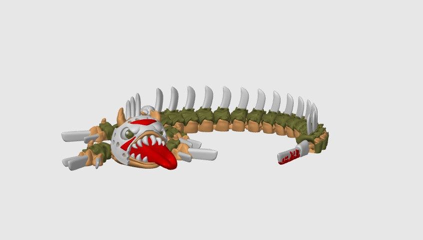 3D Printed Dragons; Jason Voorhees; Friday 13th inspired.