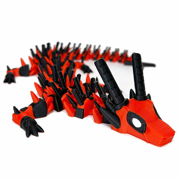 Deadpool inspired 3d-Printed Dragon; Steven Wolf Design, Dead Dragon