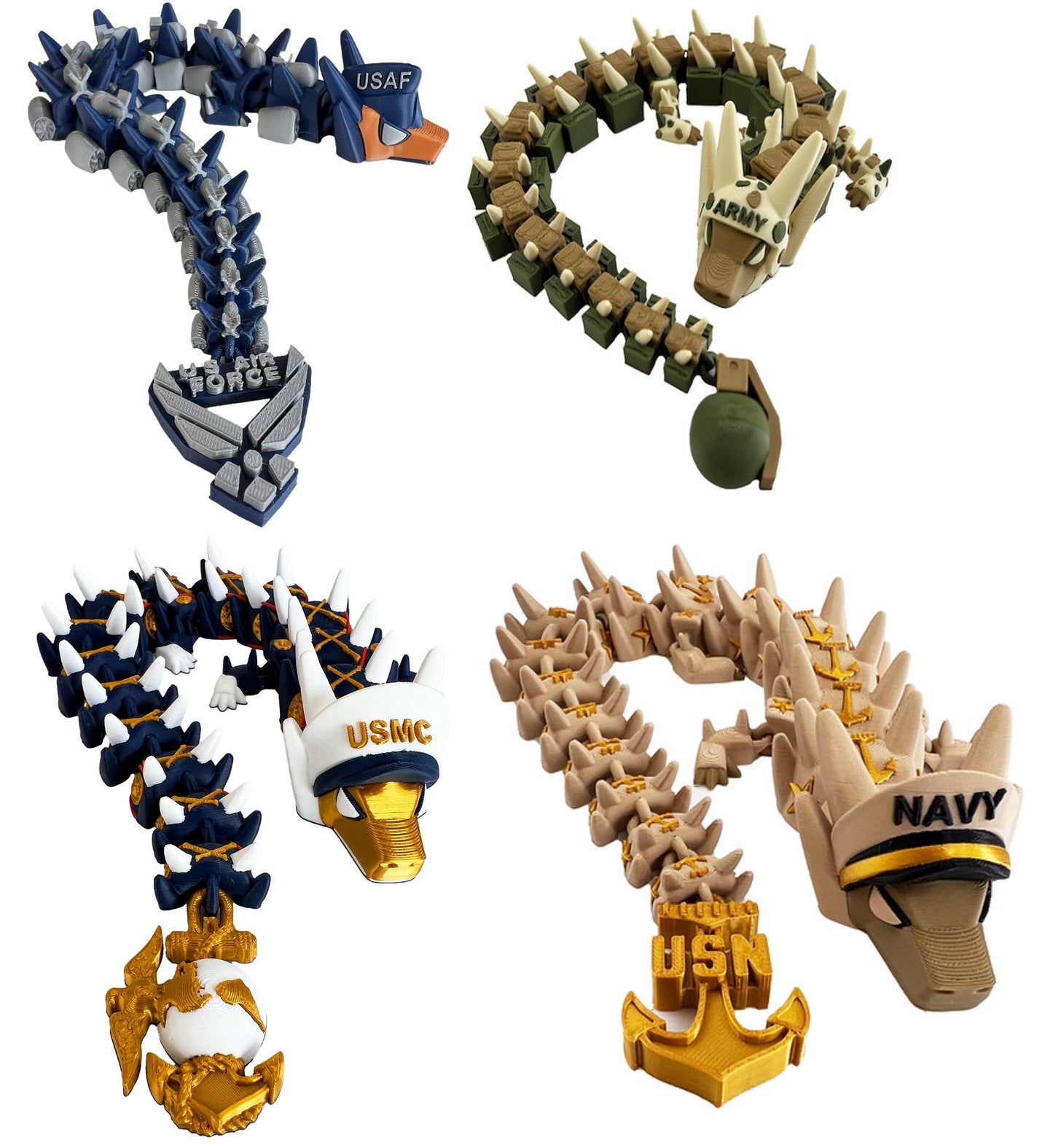 3D Printed Dragons; Armed Forces