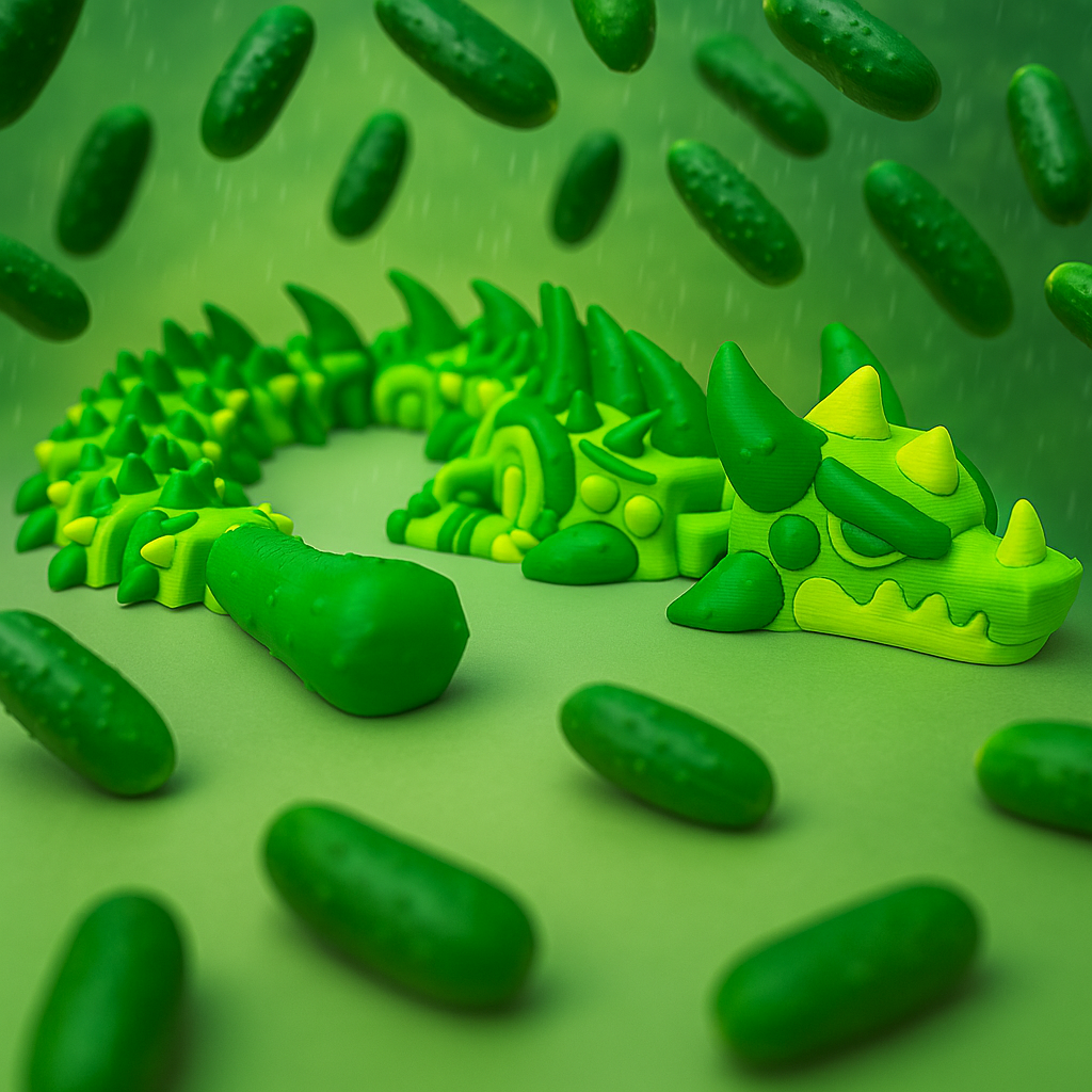 3D Printed Dragons; Pickles!