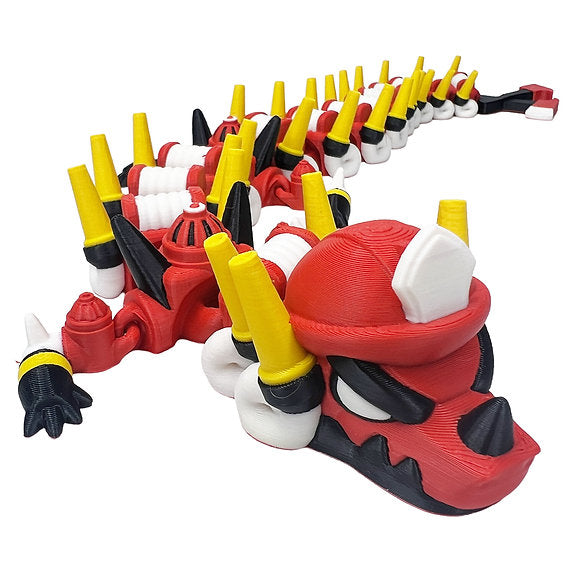Fireman 3d-Printed Dragon; Steven Wolf Design, firefighter