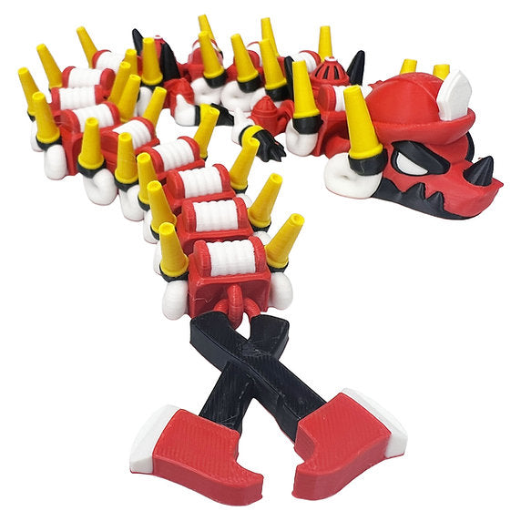 Fireman 3d-Printed Dragon; Steven Wolf Design, firefighter