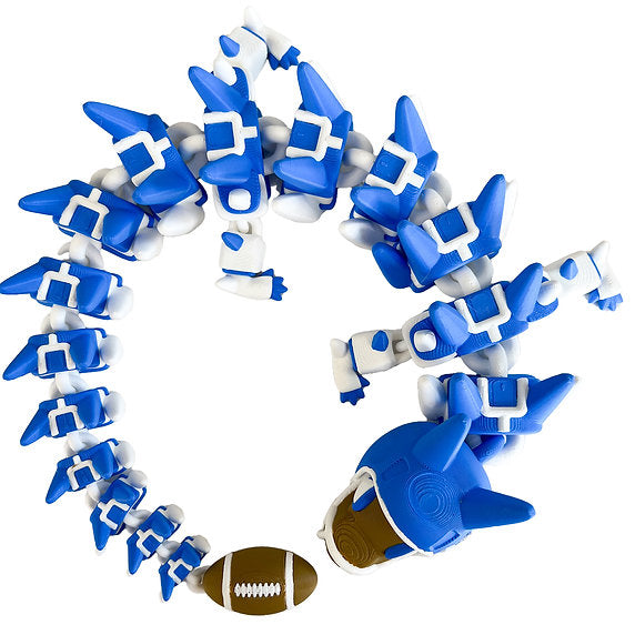 Football 3d-Printed Dragon; Steven Wolf Design