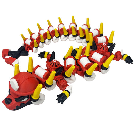 Fireman 3d-Printed Dragon; Steven Wolf Design, firefighter