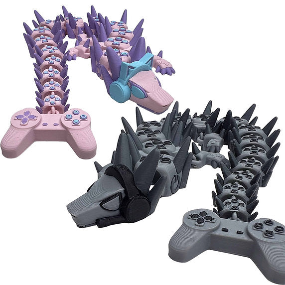 PS Gamers 3D Printed Dragon; Steven Wolf Design, Choose Boy or Girl