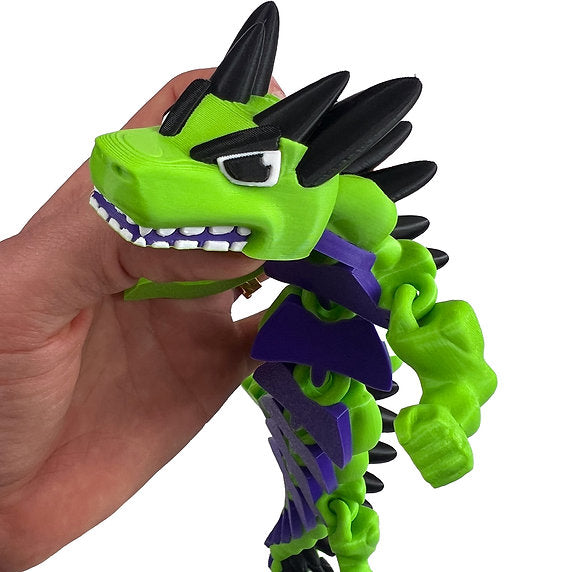Hulk Inspired 3d-Printed Dragon; Steven Wolf Design, Smash Dragon