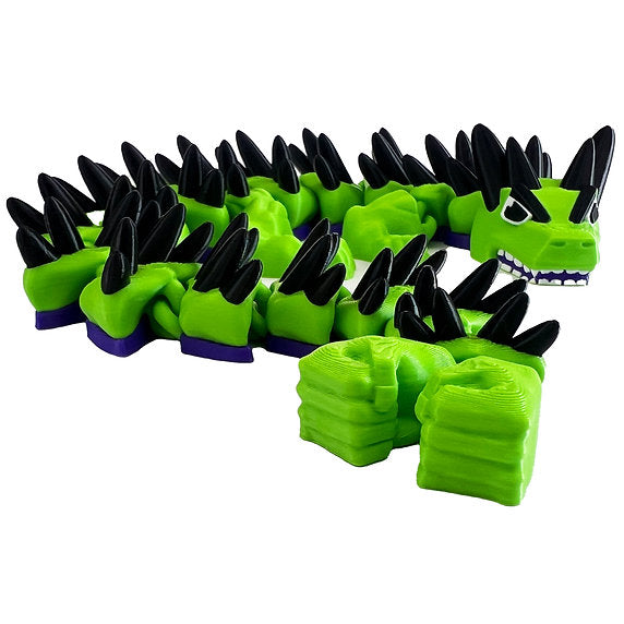 Hulk Inspired 3d-Printed Dragon; Steven Wolf Design, Smash Dragon