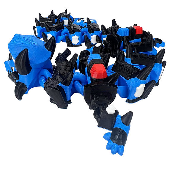 Police 3d-Printed Dragon; Steven Wolf Design, cop, officer.