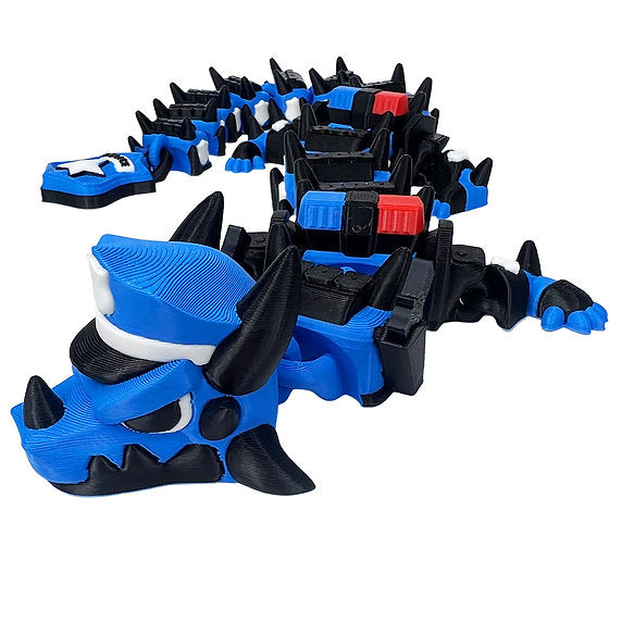 Police 3d-Printed Dragon; Steven Wolf Design, cop, officer.