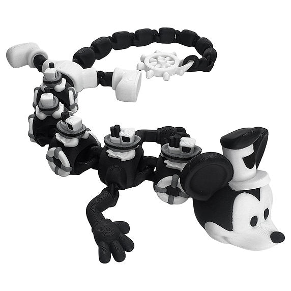 Steamboat Mouse 3d-Printed Dragon; Steven Wolf Design, Cartoon Dragon