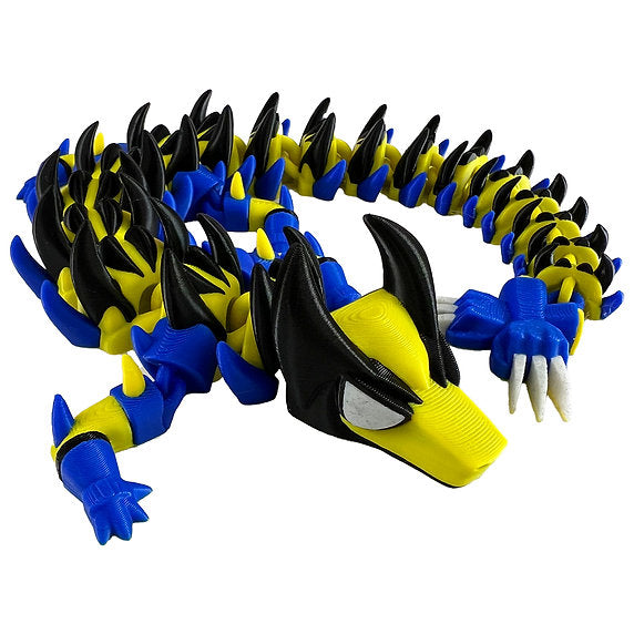 Wolverine inspired 3d printed Dragon; Steven Wolf Design, Mutant Dragon