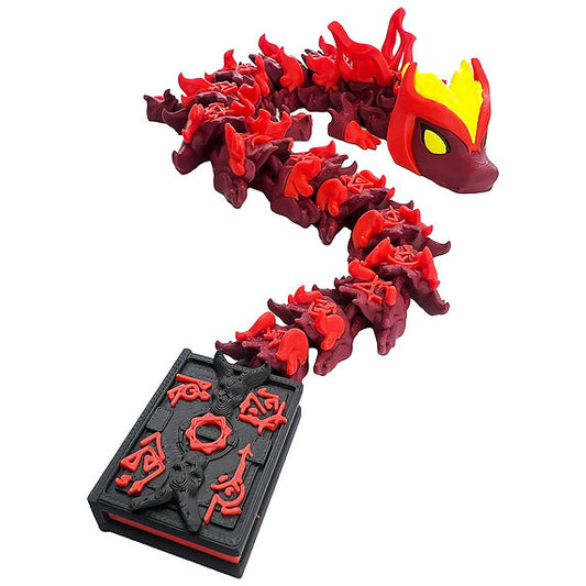 Scarlet Witch inspired 3d-Printed Dragon; Steven Wolf Design, Witchfire Dragon