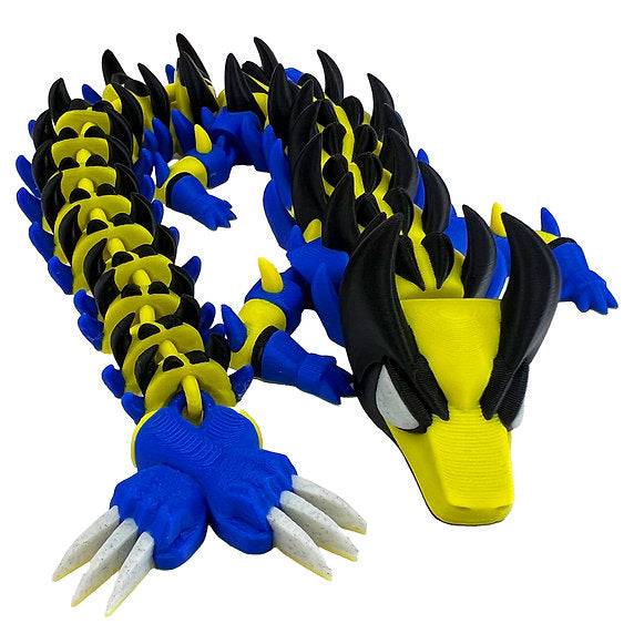 Wolverine inspired 3d printed Dragon; Steven Wolf Design, Mutant Dragon
