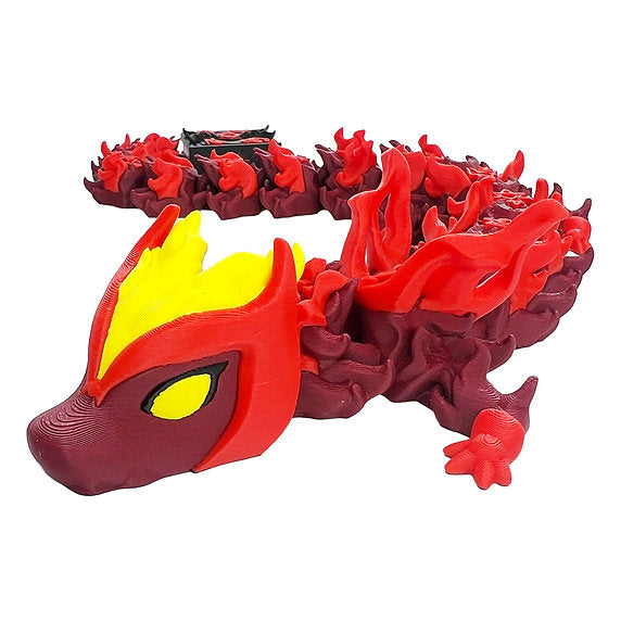 Scarlet Witch inspired 3d-Printed Dragon; Steven Wolf Design, Witchfire Dragon