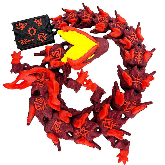 Scarlet Witch inspired 3d-Printed Dragon; Steven Wolf Design, Witchfire Dragon